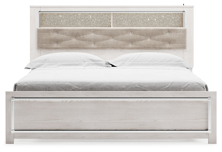 Altyra King Panel Bookcase Bed