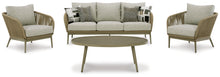 Load image into Gallery viewer, Swiss Valley Outdoor Sofa, Loveseat and 2 Lounge Chairs with Coffee Table
