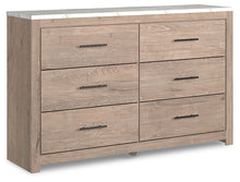 Load image into Gallery viewer, Senniberg King Panel Bed with Dresser and 2 Nightstands
