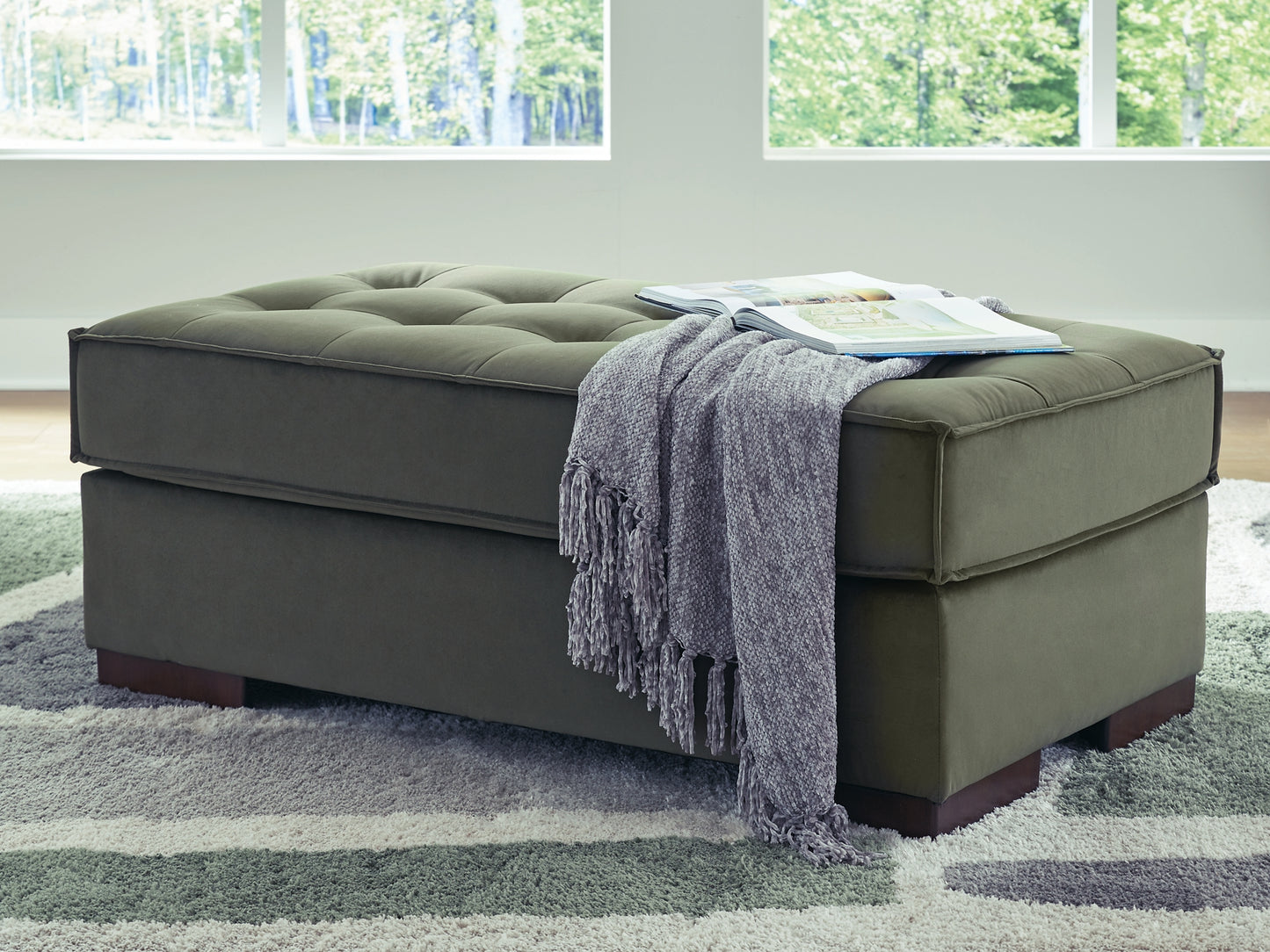 Caspian-Town Oversized Accent Ottoman