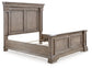Blairhurst King Panel Bed with Mirrored Dresser, Chest and Nightstand
