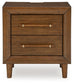 Lyncott California King Upholstered Bed with Mirrored Dresser, Chest and Nightstand