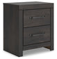 Hollivern Twin Panel Bed with Mirrored Dresser, Chest and Nightstand