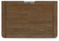 Cabalynn Queen Upholstered Bed with Mirrored Dresser and Nightstand
