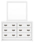 Binterglen King Panel Bed, Dresser, Mirror, Chest and Nightstand