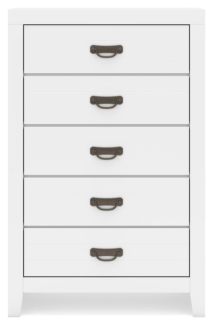 Binterglen Queen Panel Bed, Dresser, Mirror, Chest and Nightstand