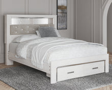 Load image into Gallery viewer, Altyra  Upholstered Bookcase Bed With Storage
