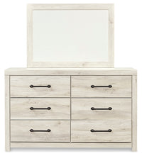 Load image into Gallery viewer, Cambeck King Panel Bed with 2 Storage Drawers with Mirrored Dresser, Chest and Nightstand
