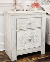Load image into Gallery viewer, Paxberry Full Panel Bed with Nightstand
