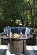 Load image into Gallery viewer, Grasson Lane Outdoor Loveseat with Fire Pit Table
