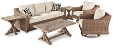Load image into Gallery viewer, Beachcroft Outdoor Sofa and  2 Lounge Chairs with Coffee Table and 2 End Tables
