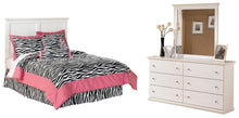 Load image into Gallery viewer, Bostwick Shoals Full Panel Headboard with Mirrored Dresser

