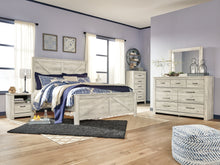 Load image into Gallery viewer, Bellaby King Crossbuck Panel Bed with Dresser
