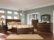 Load image into Gallery viewer, Porter  Sleigh Bed With Mirrored Dresser, Chest And Nightstand
