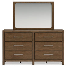 Load image into Gallery viewer, Cabalynn Queen Panel Bed with Storage with Mirrored Dresser and Chest
