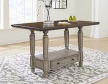 Load image into Gallery viewer, Lodenbay Counter Height Dining Table and 6 Barstools with Storage
